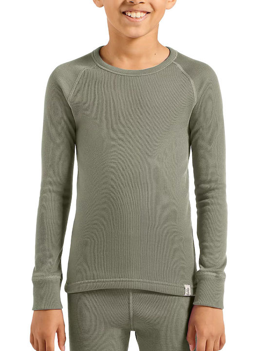 Active Warm Kinder Thermobekleidung Top Khaki