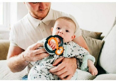 Tommee Tippee Κουκουβάγια Μασητικός Κρίκος Οδοντοφυΐας Χωρίς BPA Orange