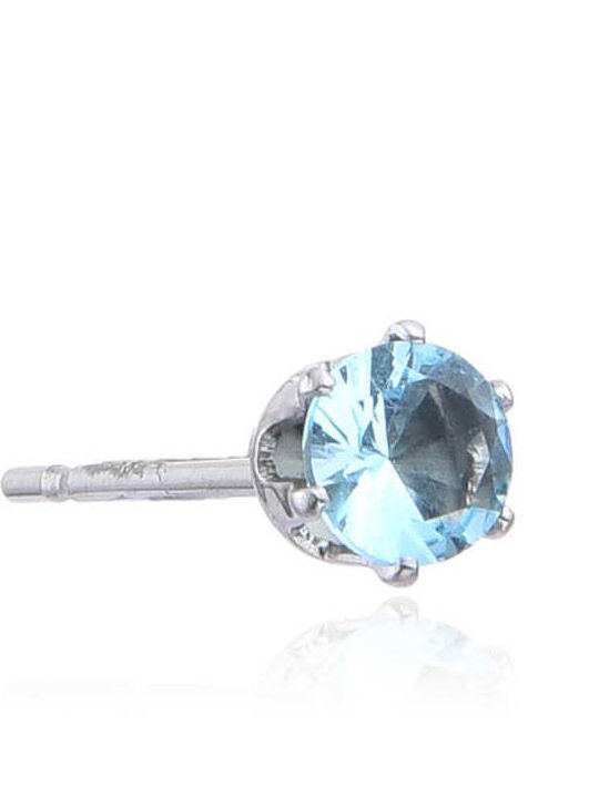 Asimi Body Piercing Σκουλαρίκια από Ατσάλι με Πέτρες