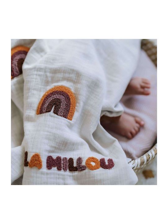 La Millou Blanket Nursery Swaddling Blankets Brown 90x100cm