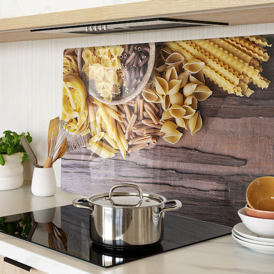 Glass Kitchen Surface Tempered Glass Pasta Mix 80x52 Cm