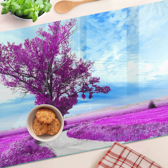Suprafață De Tăiere Din Sticlă Pentru Uz Zilnic Copac Potecă 80x52 Cm