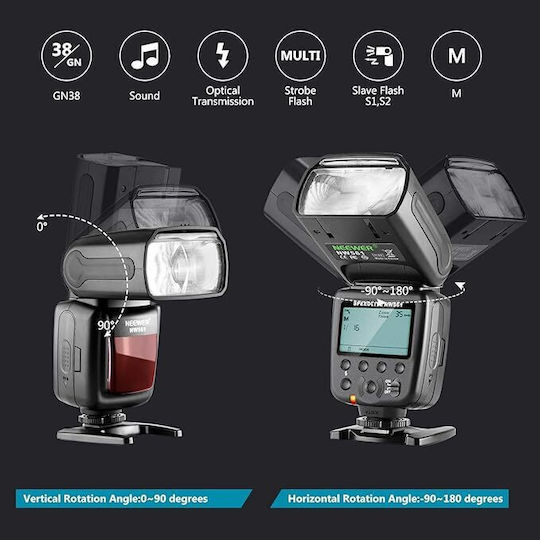 Neewer 10085575 TTL Flash for Sony Pentax Panasonic Olympus Nikon Canon Fujifilm Universal Cameras