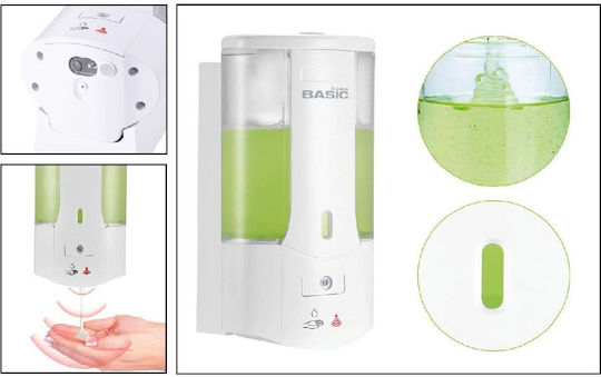 Basic Home S2209023 Automatic Commercial Cream Soap Dispenser 400ml White