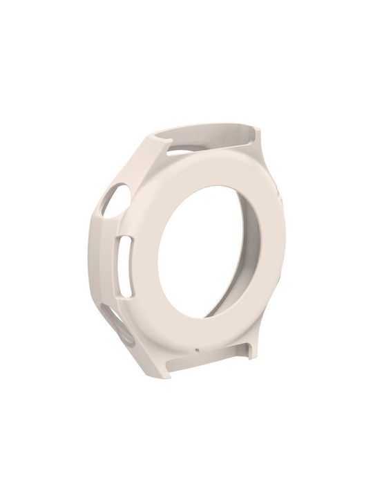 Carcasă de Silicon în culoarea Bej pentru Huawei Watch GT 6 Pro