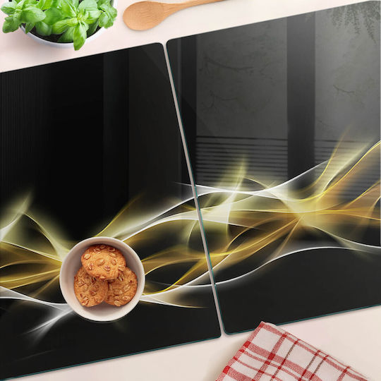 Countertop Protection Plate Kitchen Tempered Glass Light Removal 2x40x52 Cm