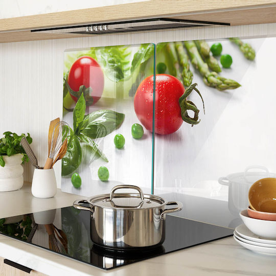 Glas Schneidebretter Küchenfläche Mehrzweck Frisches Gemüse 2x40x52 cm