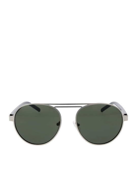 Champion Unisex Γυαλιά Ηλίου με Ασημί Μεταλλικό Σκελετό και Πράσινο Φακό CU5153-55C03