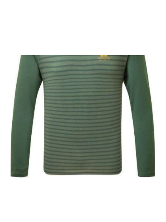 Long Sleeve Blouse Fern Stripe