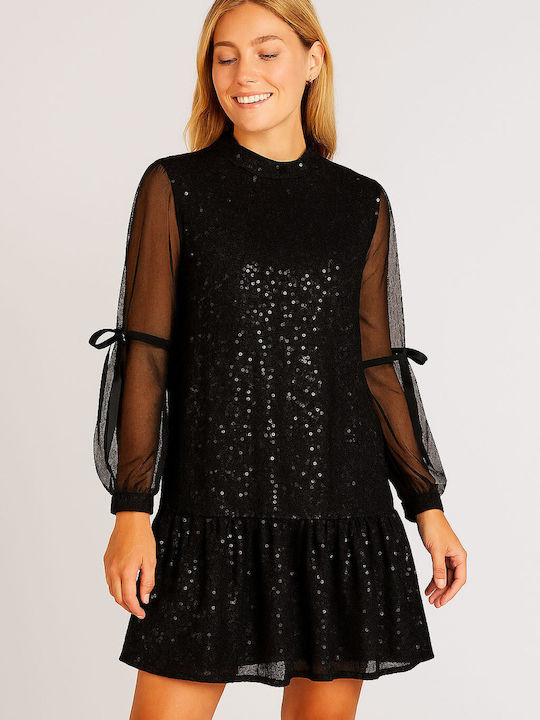 Mini Evening Dress Black