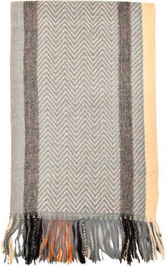 Frauen Set mit Beanie Gestrickt in Braun Farbe