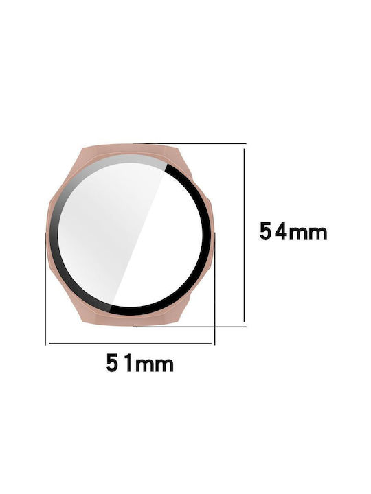 Силиконов Калъф със Стъкло в Прозрачен цвят за Huawei Watch GT 6 Pro