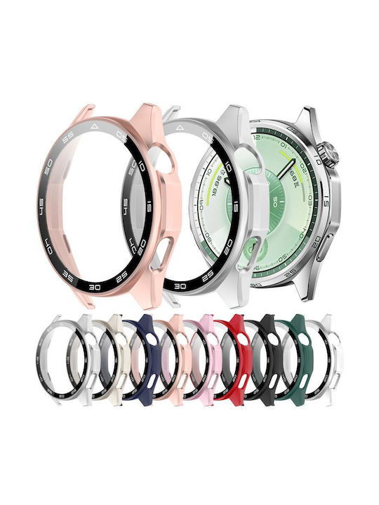 Plastic Case with Glass in Beige color for Huawei Watch GT 6 Pro 46mm