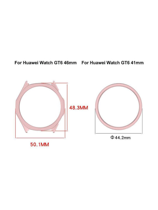 Пластмасов Калъф със Стъкло в Прозрачен цвят за Huawei Watch GT 6 46мм