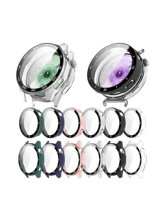 Пластмасов Калъф със Стъкло в Син цвят за Huawei Watch GT 6 46мм