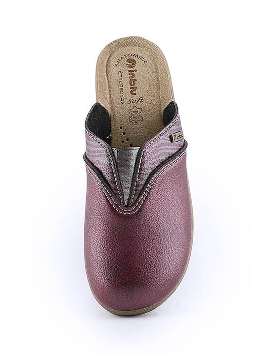 Winter Women's Slippers Burgundy