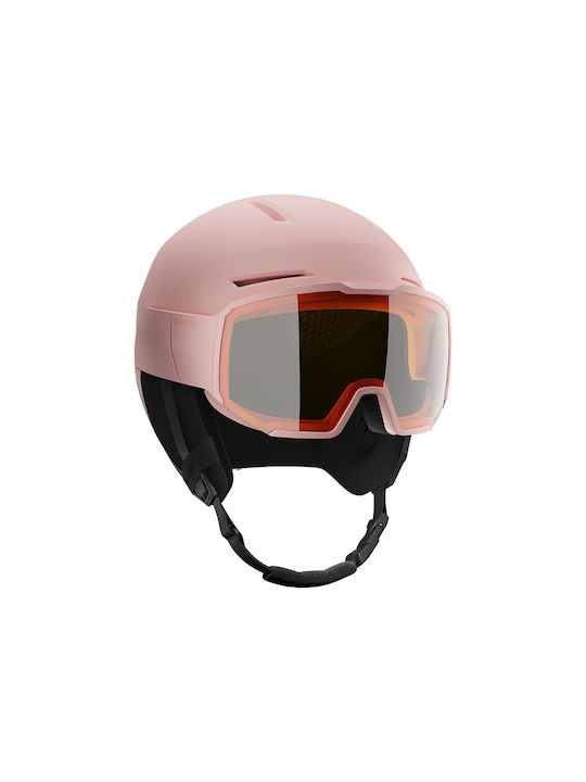 Salomon Men's Helmet for Ski & Snowboard Pink