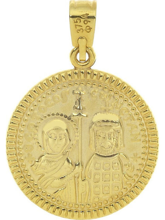 Senzio Belibasakis Charm Talisman Constantin Din Aur 9K