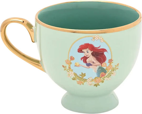 Чаша + Чинийка За Чай Керамични Disney Princess Ariel Чаша За Чай + Чинийка 200мл Di2364
