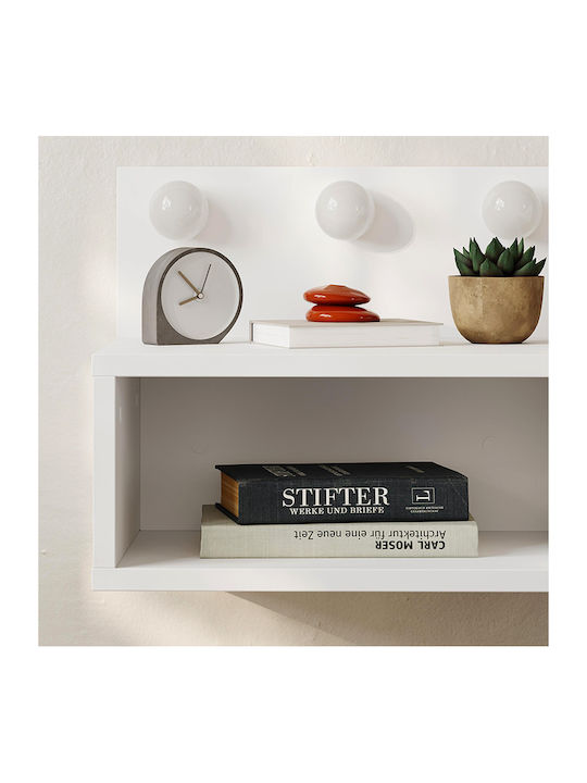 Bedside Table Treo Wooden White 40x30x33.8cm GP037-0283 1