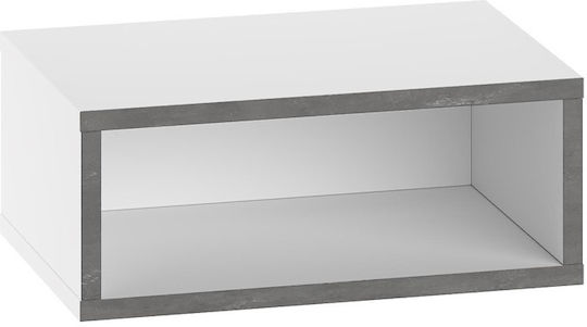 Комод Brik Дървен Бял 45x30x18см