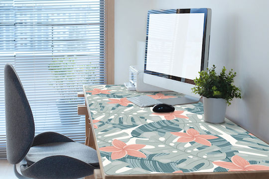 Dekorative Schreibtischunterlage mit Tropischem Graffiti Druck 90x45 cm
