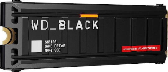 Western Digital SN8100 SSD 1TB τύπου M.2 με σύνδεση PCI Express 5.0 και Ψύκτρα WDS100T1XHM-00CMT0