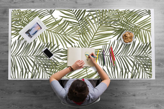 Schreibtischunterlage Arbeit Zuhause Exotische Blätter 90x45 cm