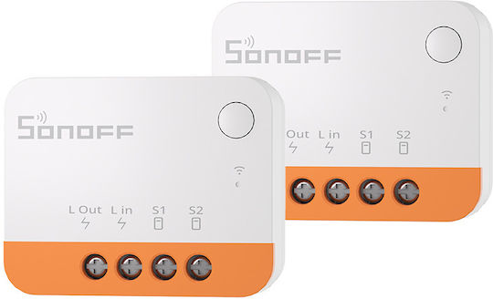 Sonoff ZBMINIL2 Smart Switch Bluetooth & ZigBee 6A (με Ουδέτερο) 2τμχ