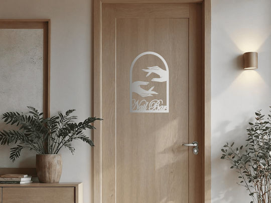 Nail Bar–μεταλλική Πινακίδα Μεταλλο-μαυρο-χρωμα