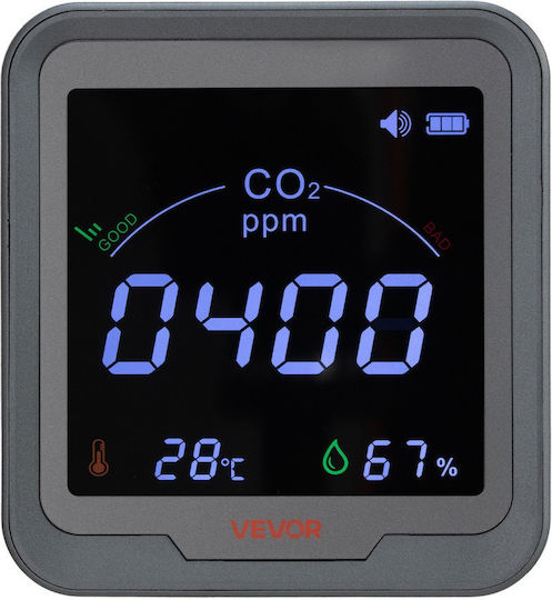 Vevor EYHTJCQEYHTJ6E2DT001V9 Gas Meter CO2