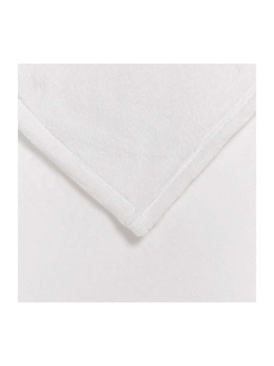 vidaXL vidaXL Sofa Throw 2 Seater Fleece 220x240cm White