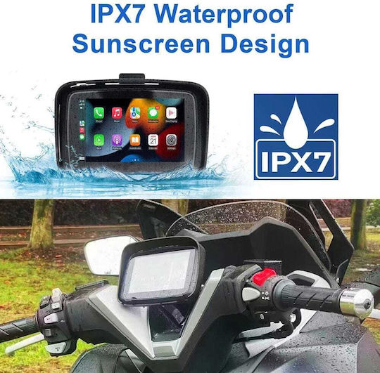 Digital IQ PNA 6000_CPAA 5 Inch Motorcycle CarPlay Android Auto