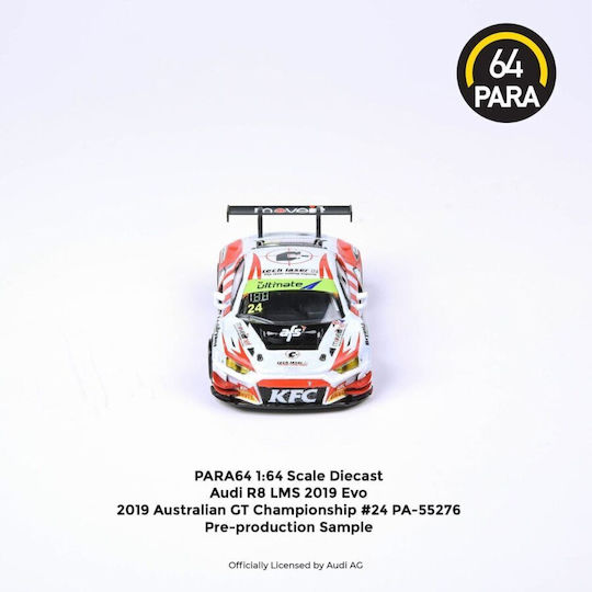 Macheta Auto Audi R8 Lms Australian Gt Championship #24 Weiß Rot Para64
