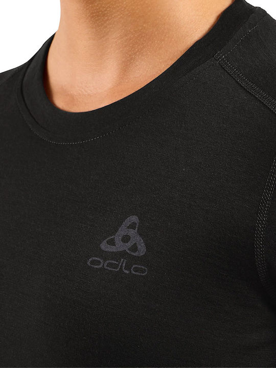 Odlo Damen Thermo Langarmshirt Schwarz