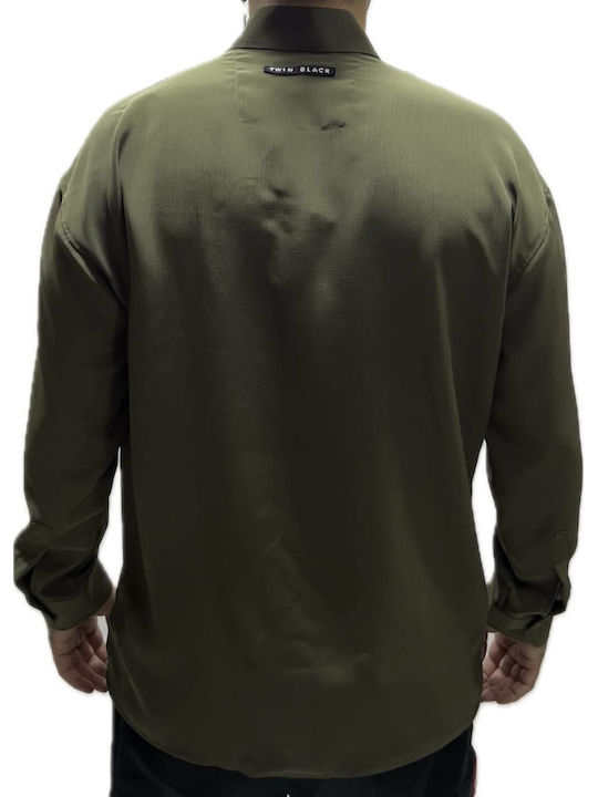 Long-sleeved Shirt Olive Green
