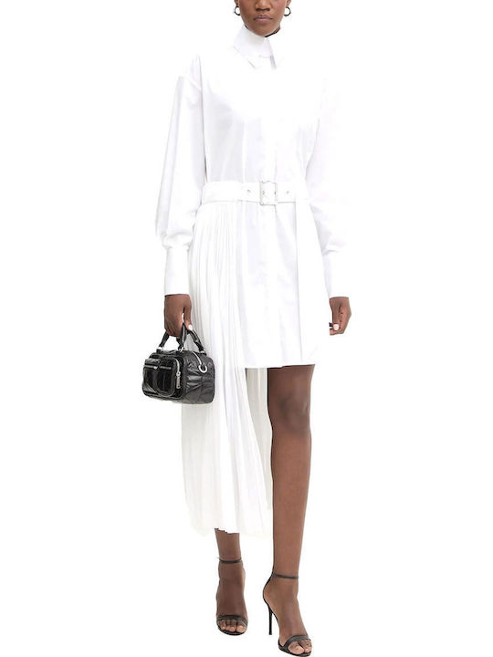 Mini Shirt Dress White