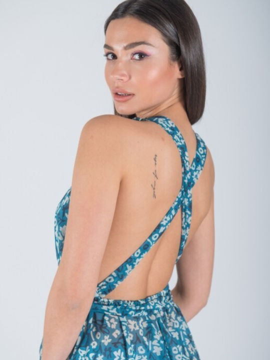 Summer Maxi Dress Blue