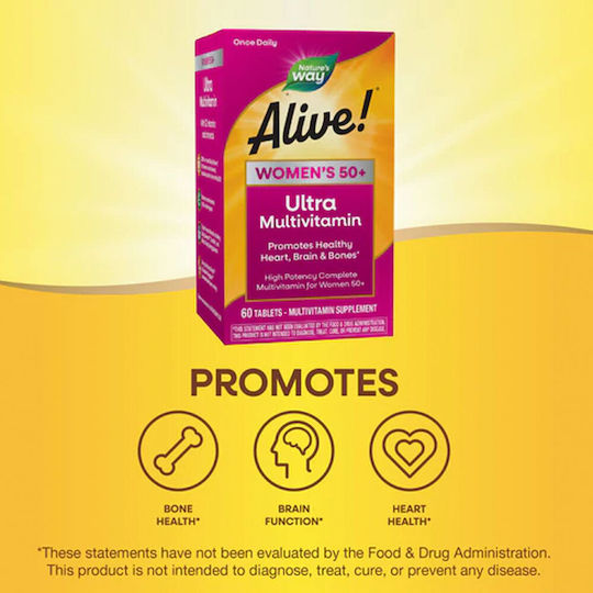 Alive Women 50+ Ultra Natures Way 30 Tablets Secom