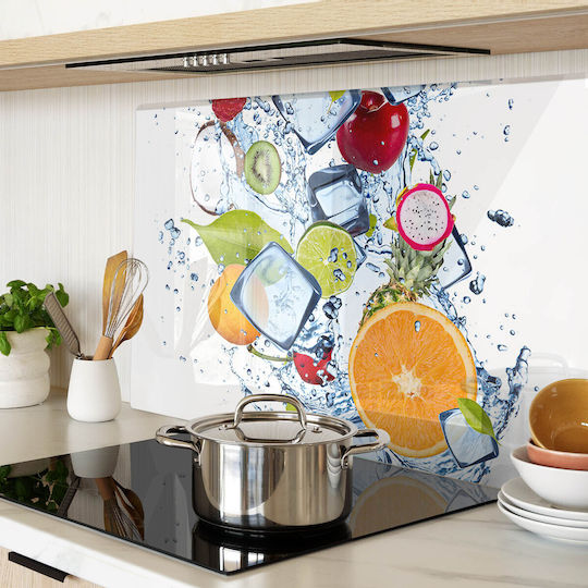 Glas Schneidefläche Für Küche Mehrfarbige Früchte Eis 80x52 Cm Glas Schneidefläche Für Küche Mehrfarbige Früchte Eis 80x52 Cm