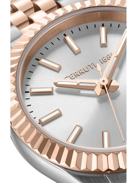 Cerruti Two Tone Ceas cu Mecanism pe Baterie Cerruti Two Tone Ceas cu Mecanism pe Baterie