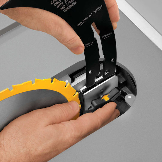 Dewalt Bench Saw 1850W, Cutting Disc Diameter 210mm & Cutting Speed 5800rpm DWE7485RS