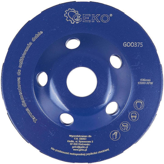 Geko Schleifscheibe Für Beton 125*2seg/g G00375