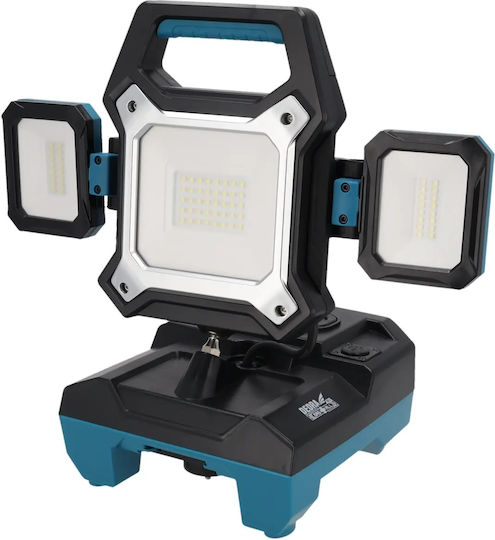 Dedra Rechargeable Jobsite Light LED with Brightness up to 2700lm