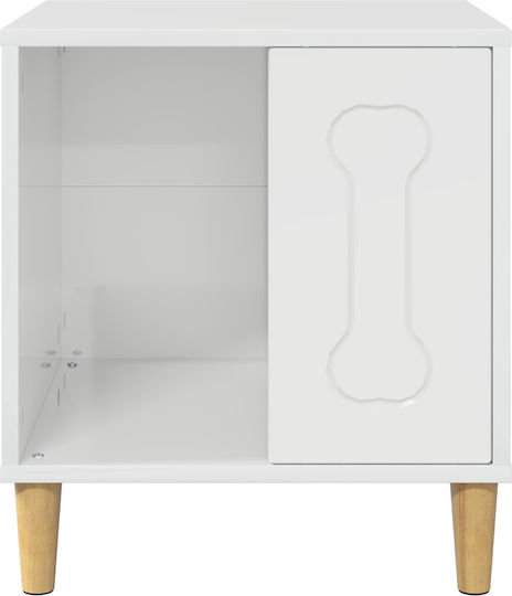 vidaXL Dog House Indoor White 44x42x49cm