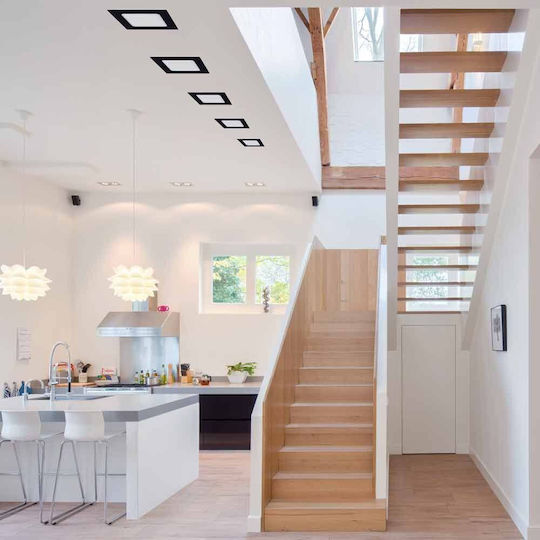 Vivalux Square Recessed LED Panel 12W with Natural White Light 4000K