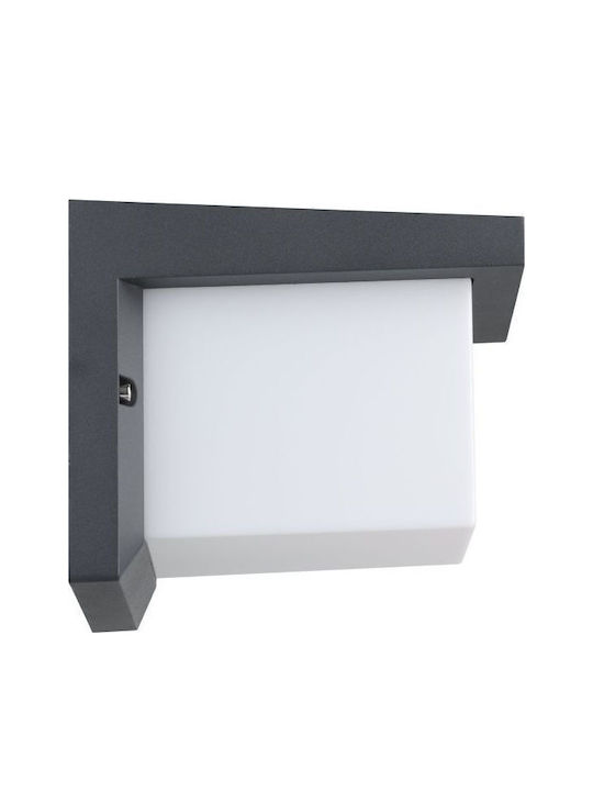 Eglo Desella Wall-Mounted Outdoor Ceiling Light LED IP54 10W with Warm White Light 16x16εκ.