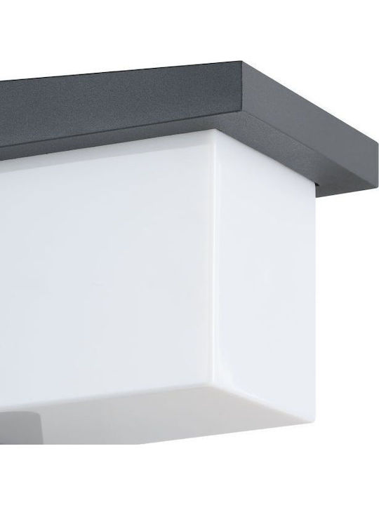 Eglo Desella Wall-Mounted Outdoor Ceiling Light LED IP54 10W with Warm White Light 16x16εκ.