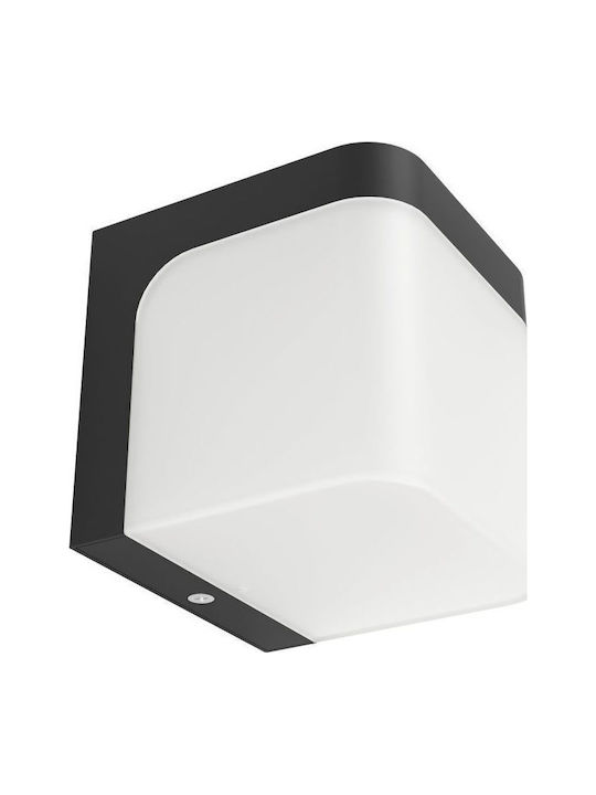 Eglo Jorba Wall-Mounted Outdoor Ceiling Light LED IP44 6W with Warm White Light 11x11εκ.