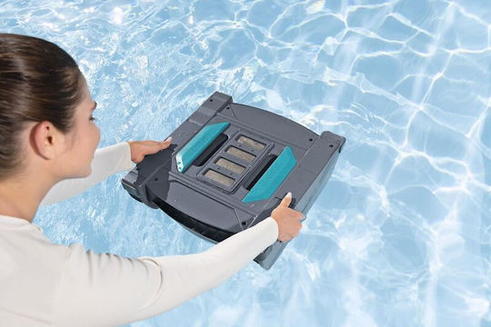 Bestway AquaTronix Pro G300 Wireless Robotic Pool Cleaner Bottom Waterline for Pools 50m² with Filter Capacity 3.5lt